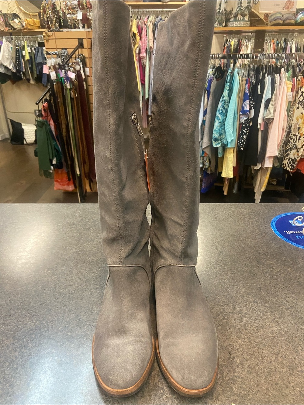 UGG Tall Gray Suede Winter Boots